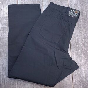 5.11 Tactical Mens 44x36 Gray Taclite Ripstop Jean Cut Mid Rise Straight Leg
